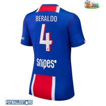 Paris Saint-Germain Lucas Beraldo #4 Hjemmedrakt Dame 2026-27 Kortermet